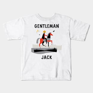 gentleman jack o'lantern Kids T-Shirt